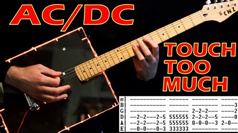 touch too much solo tab|acdc touch too much tabs.